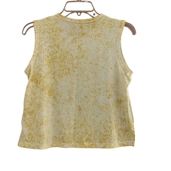 Rachel Zoe Crop Tank Top in Yellow Women’s Size M - Picture 2 of 5